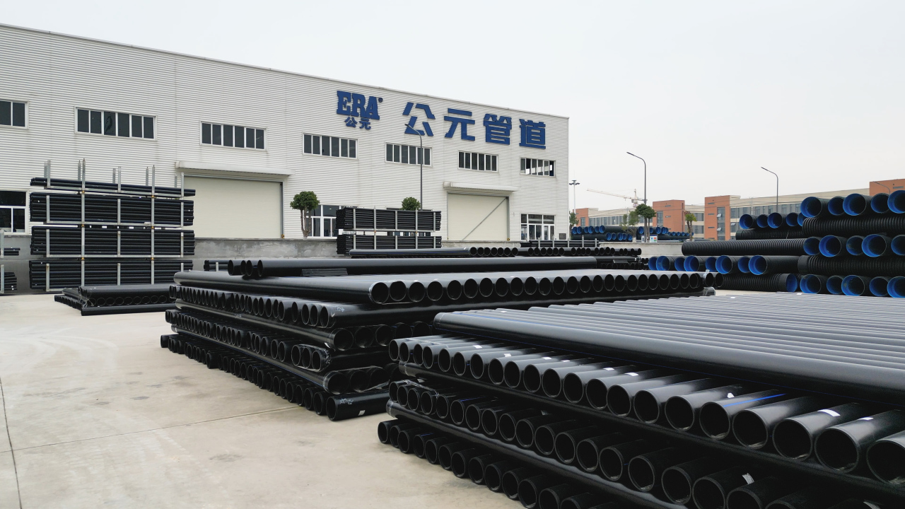 Application points of HDPE steel mesh skeleton pipe in airport water supply and 
